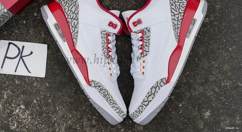 ready jordan retro God Cardinal Pk 3 air Red materials to retail ship 0504